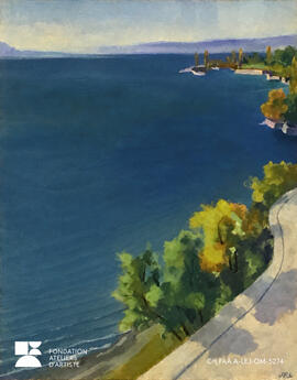 Léman, vers le port de Lutry